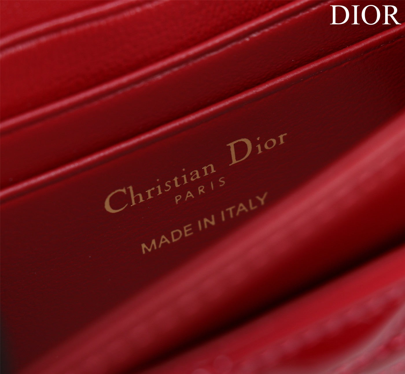 my cd mini 21 red patent calfskin