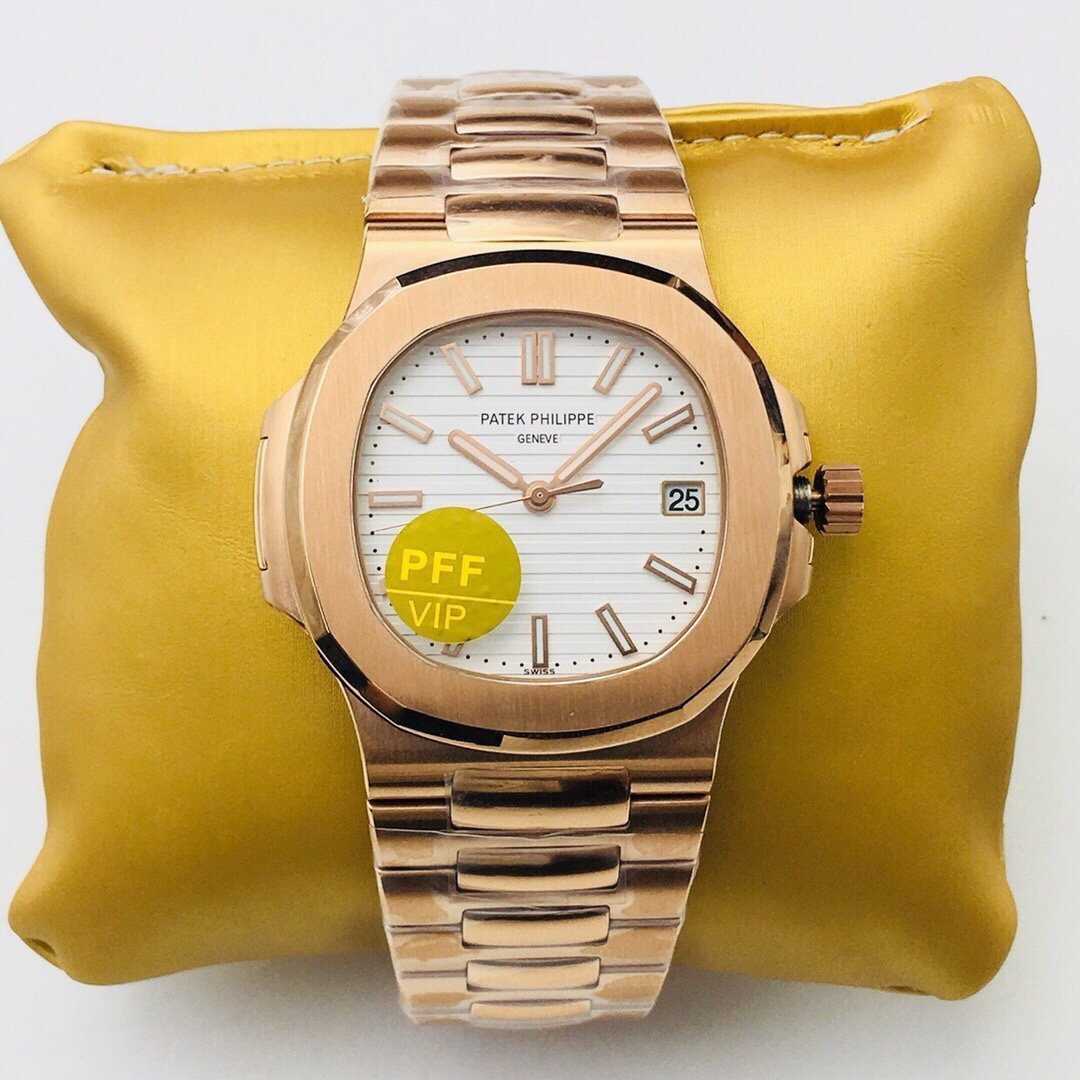 PATEK NAUTILUS 5711 ROSE GOLD WHITE DIAL