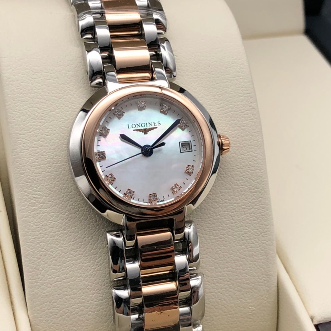 PRIMALUNA 27MM QUARTZ TWO-TONE MOTHER OF PEARL DIAL