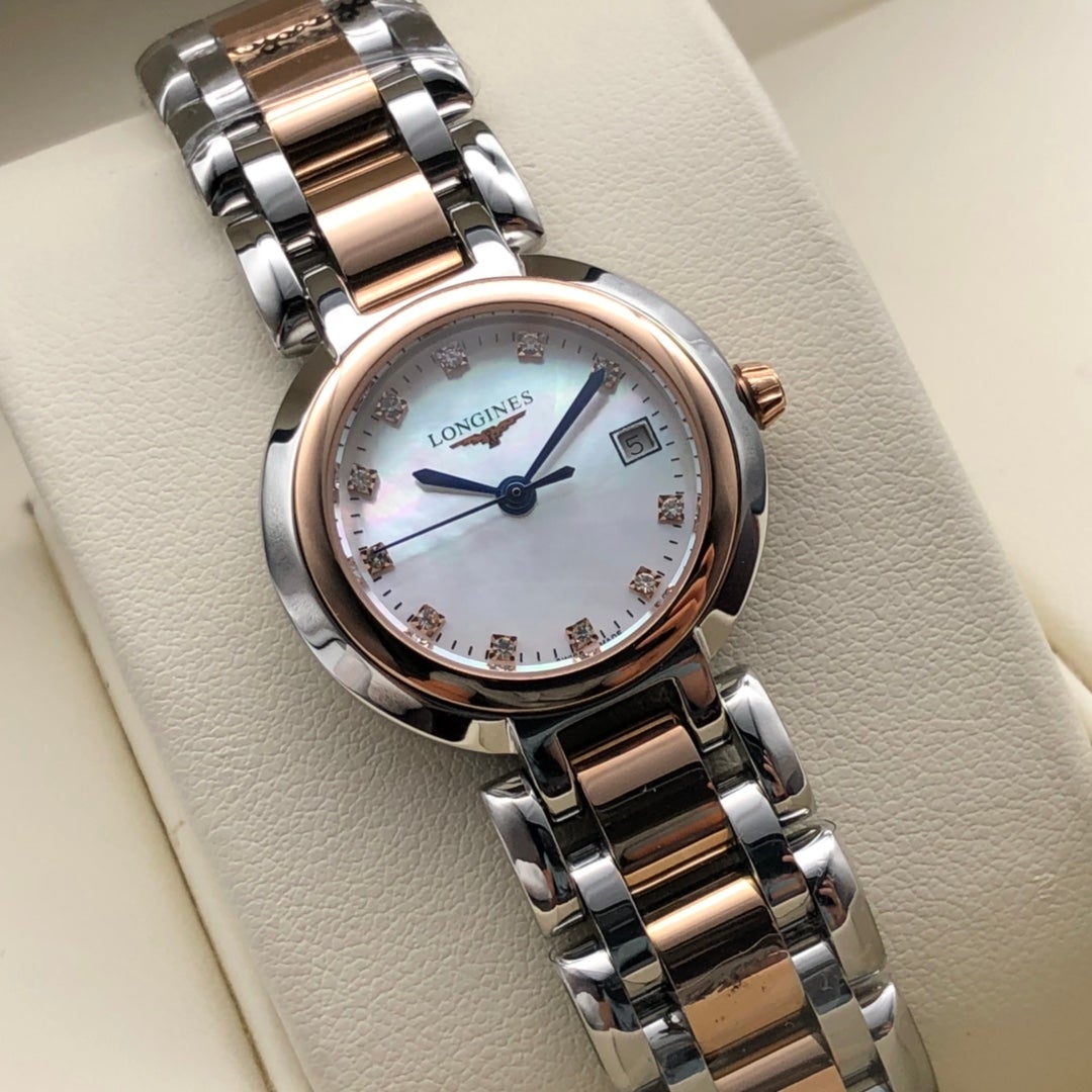 PRIMALUNA 27MM QUARTZ TWO-TONE MOTHER OF PEARL DIAL