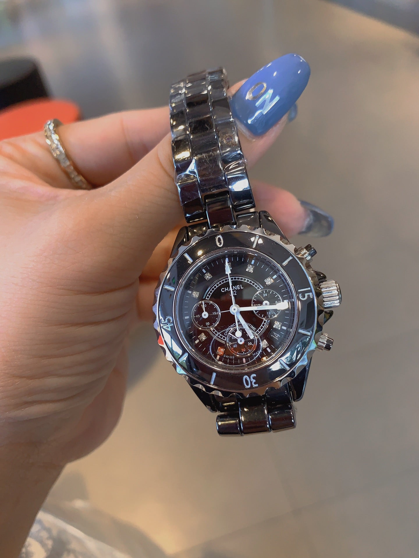 J12 BLACK CERAMIC 41MM CHRONOGRAPH