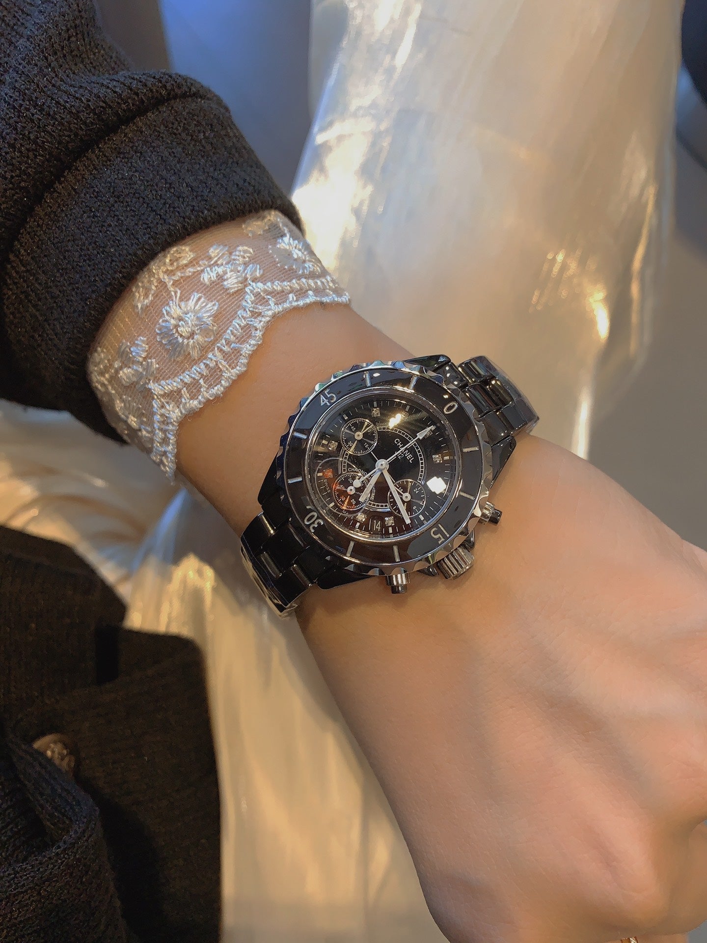 J12 BLACK CERAMIC 41MM CHRONOGRAPH