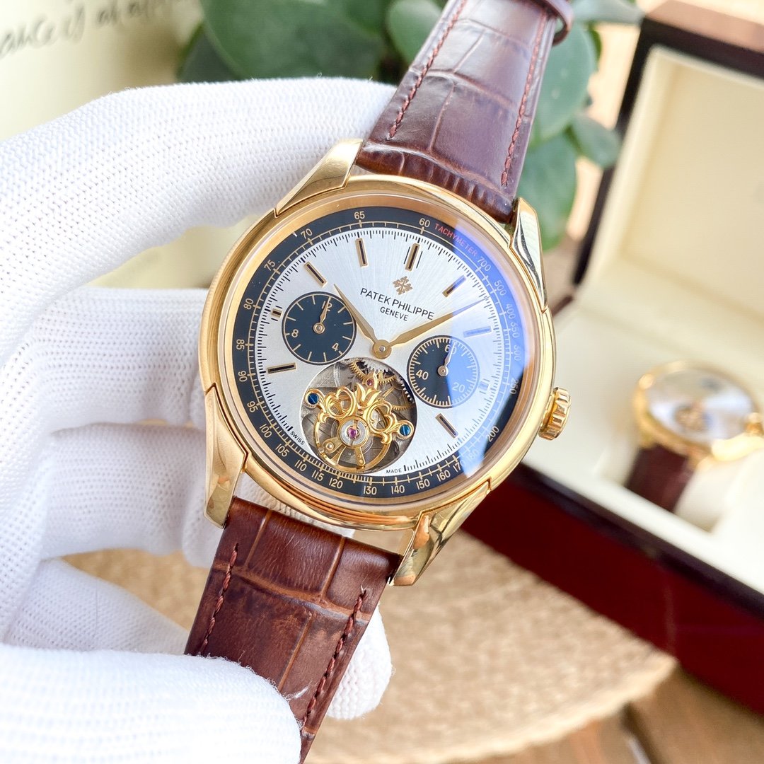 PATEK TOURBILLON LEATHER STRAP