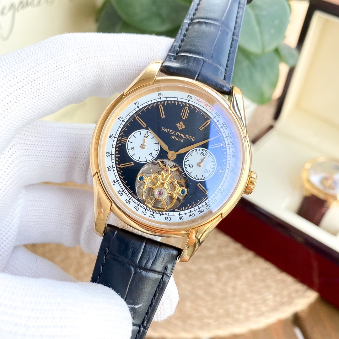 PATEK TOURBILLON LEATHER STRAP