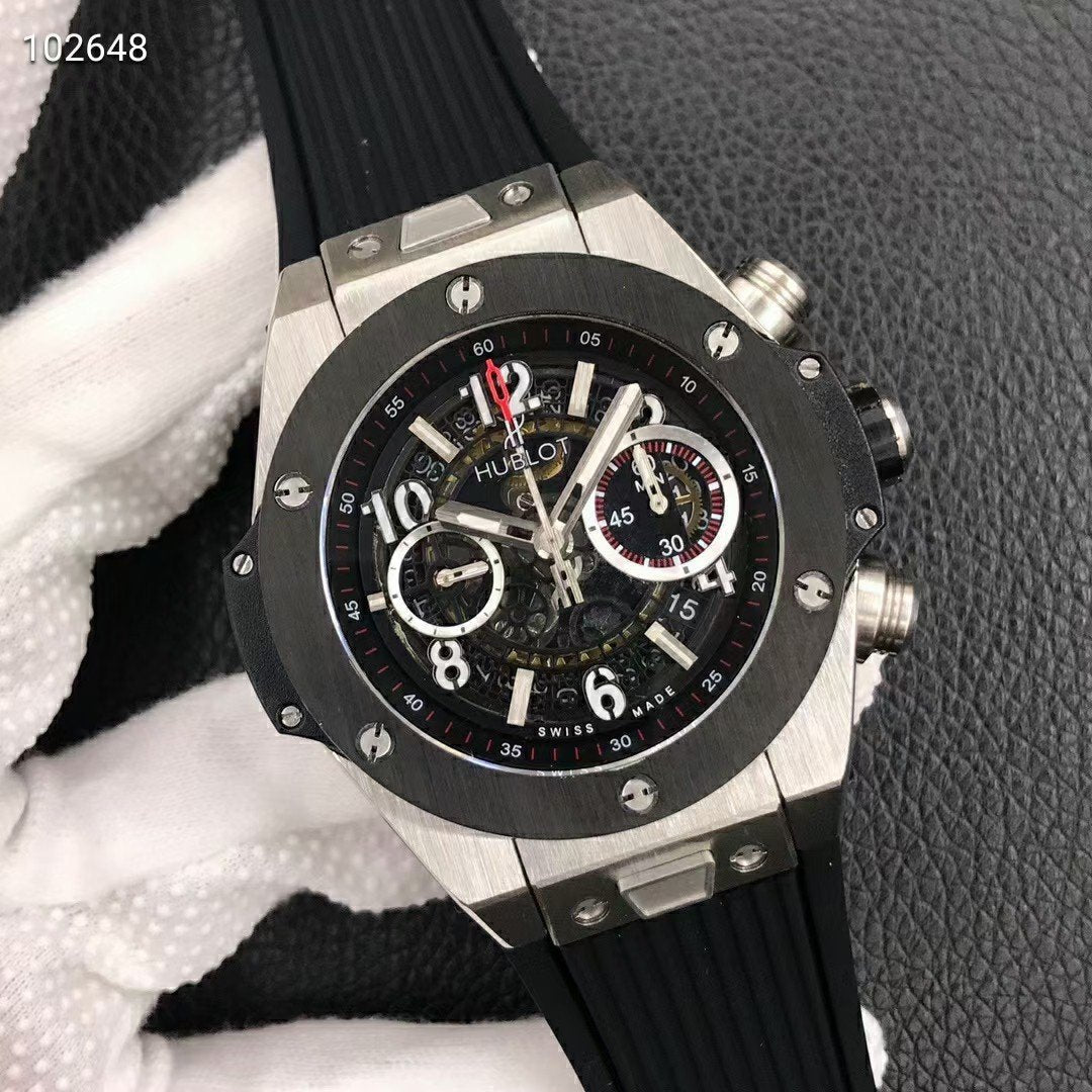 BIG BANG UNICO 45MM TITANIUM BLACK CERAMIC SKELETON