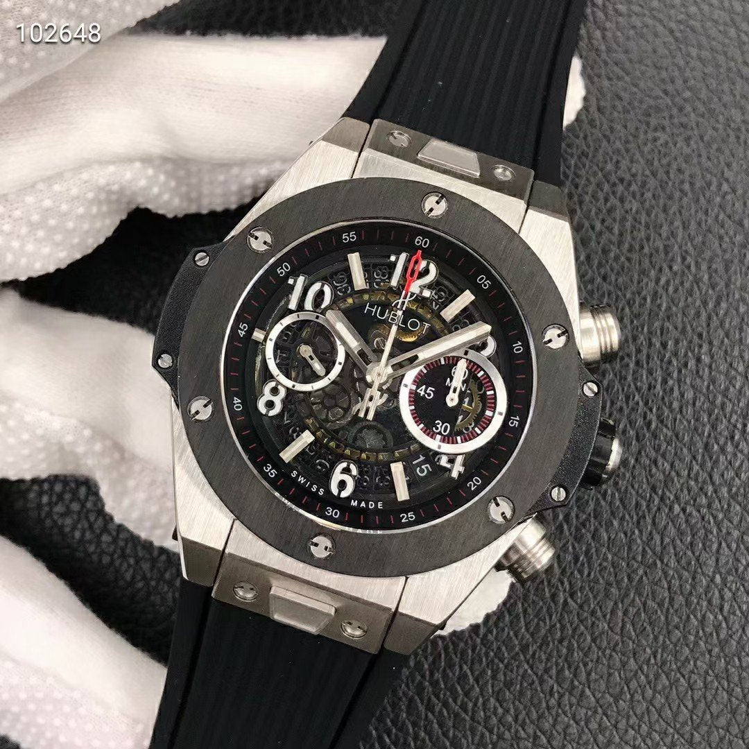 BIG BANG UNICO 45MM TITANIUM BLACK CERAMIC SKELETON