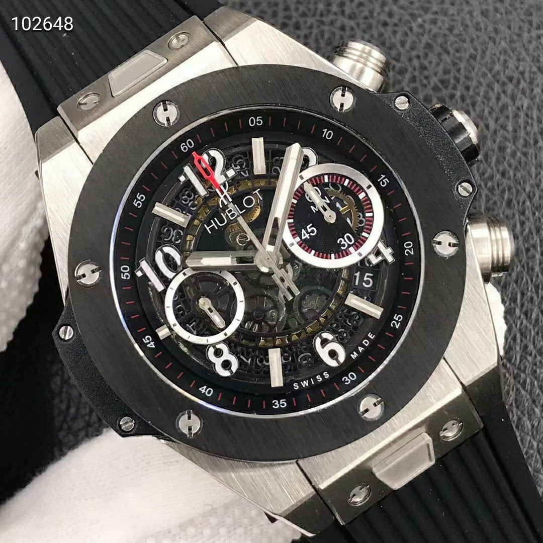 BIG BANG UNICO 45MM TITANIUM BLACK CERAMIC SKELETON