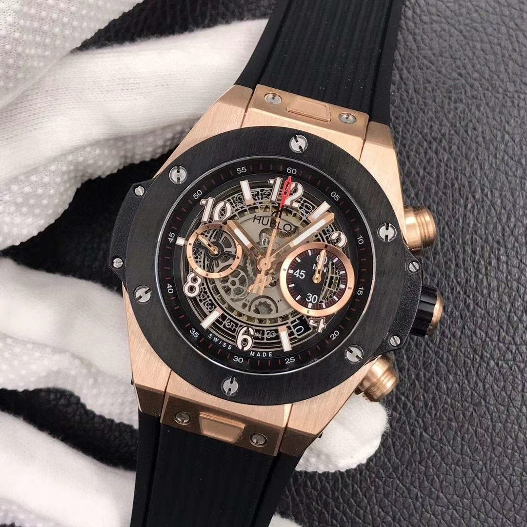 BIG BANG UNICO 45MM KING ROSE GOLD CERAMIC SKELETON DIAL