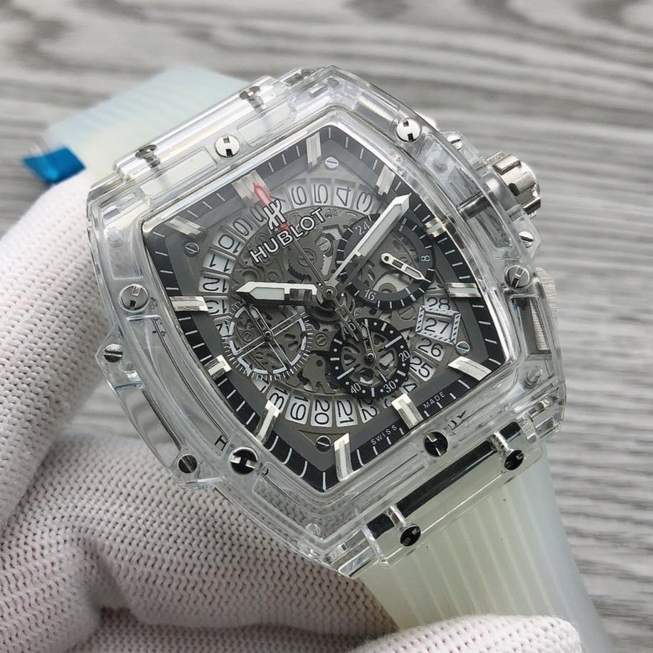 SPIRIT OF BIG BANG 45MM SAPPHIRE SKELETON DIAL