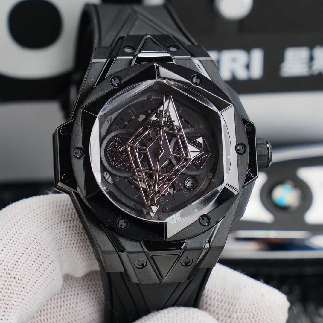 BIG BANG SANG BLEU II 45MM ALL BLACK