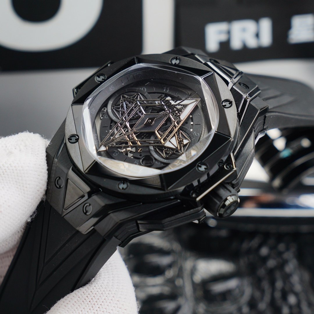 BIG BANG SANG BLEU II 45MM ALL BLACK