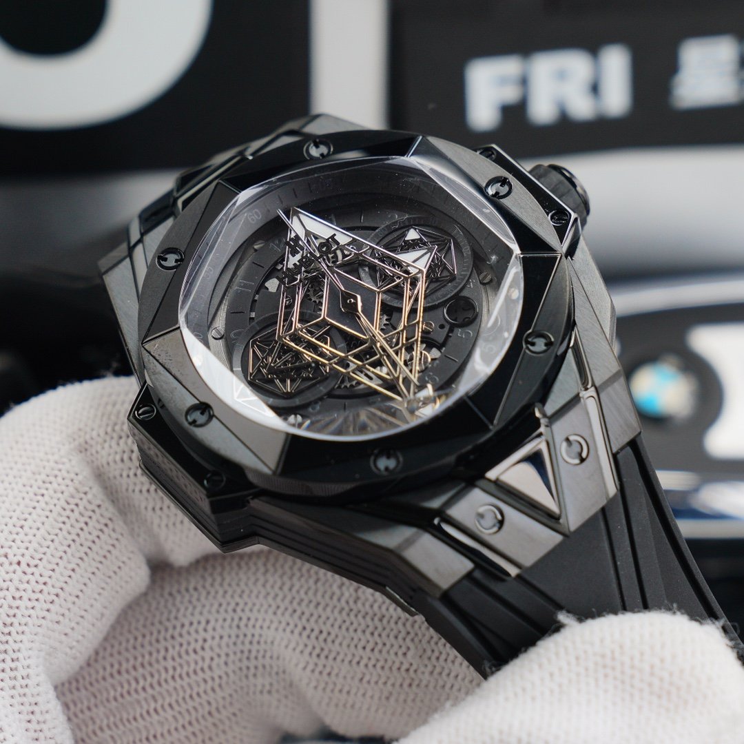 BIG BANG SANG BLEU II 45MM ALL BLACK