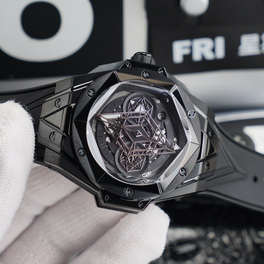 BIG BANG SANG BLEU II 45MM ALL BLACK
