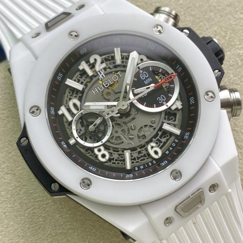 BIG BANG UNICO 44 WHITE CERAMIC BLACK DIAL