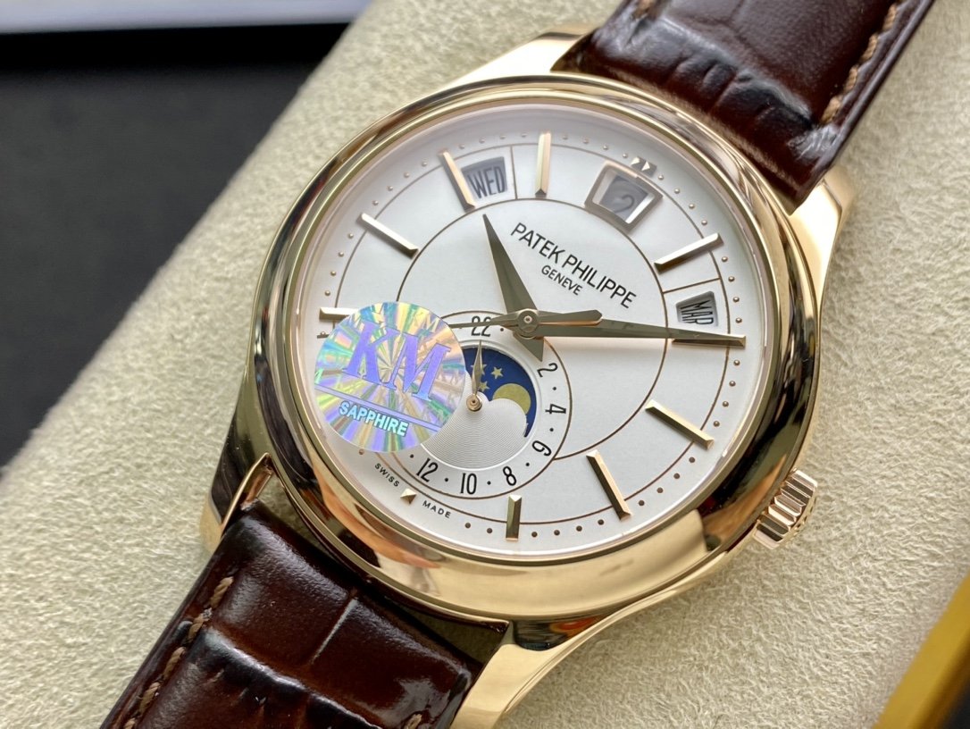 PATEK ANNUAL CALENDAR YELLOW GOLD WHITE DIAL