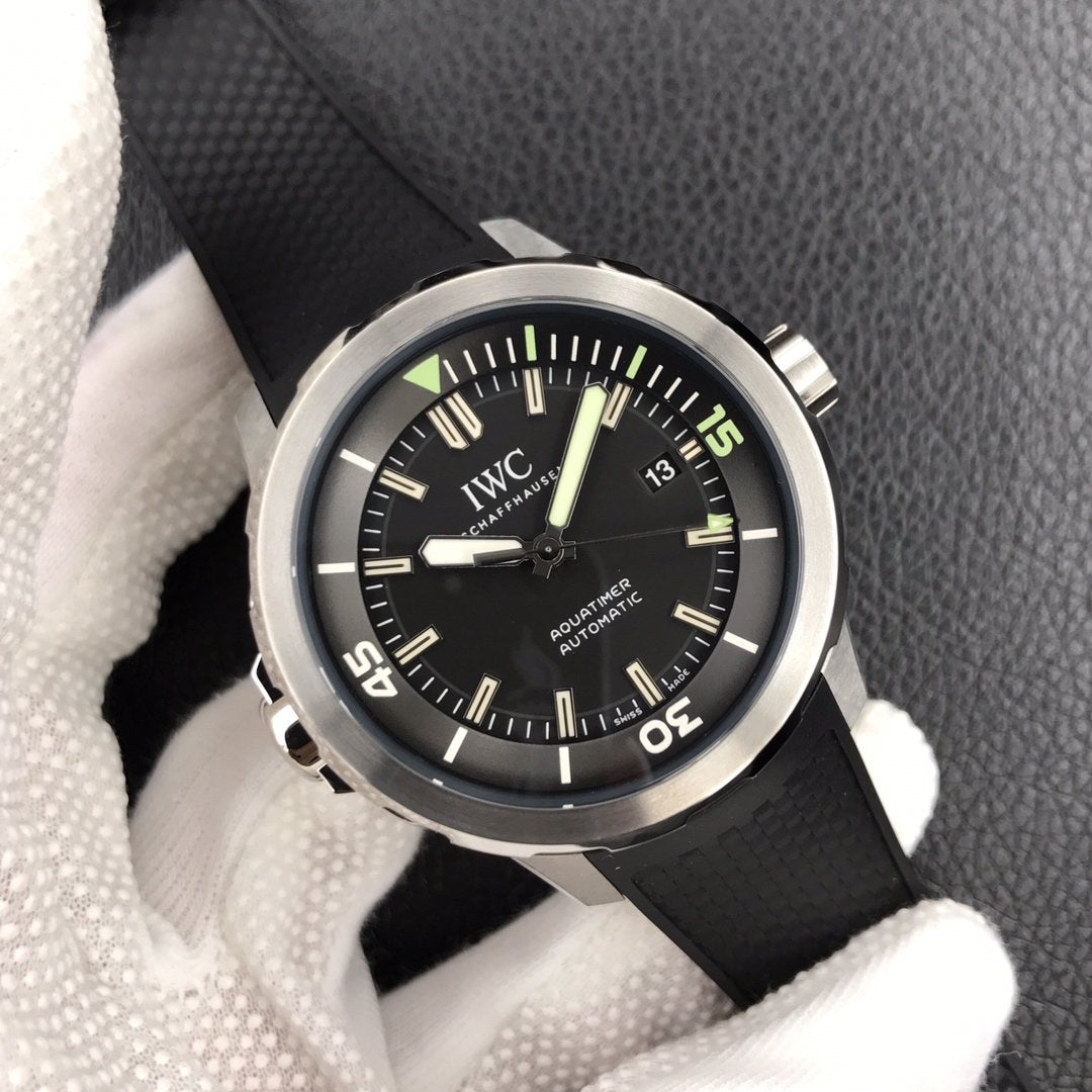 AQUATIMER AUTOMATIC STEEL CASE 44MM BLACK DIAL