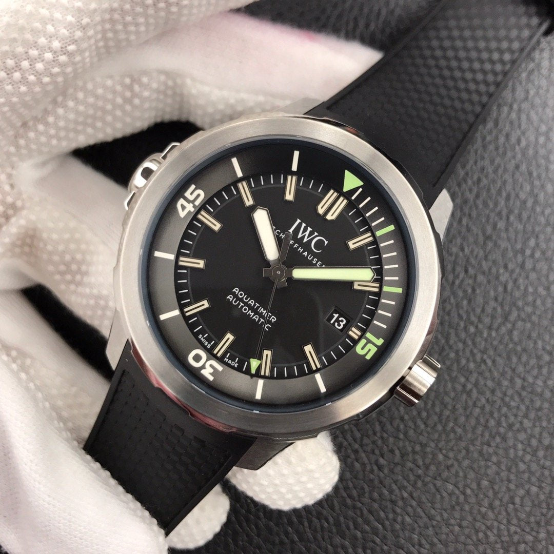 AQUATIMER AUTOMATIC STEEL CASE 44MM BLACK DIAL