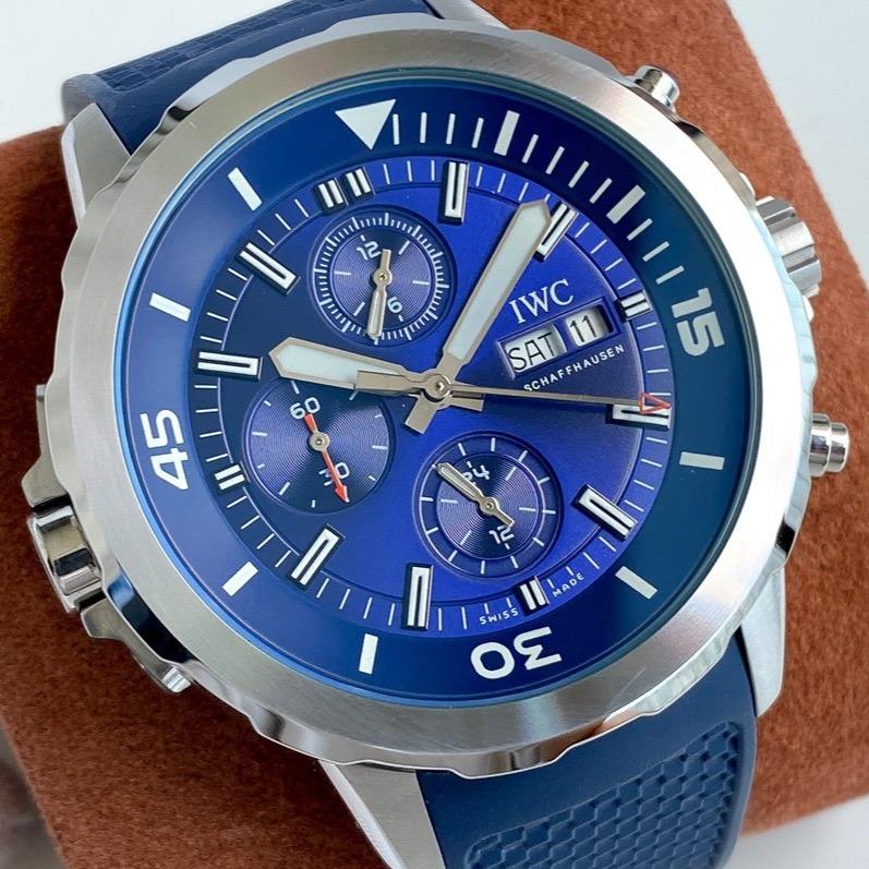 AQUATIMER EXPEDITION JAQUES YVES STEEL CASE WHITE DIAL