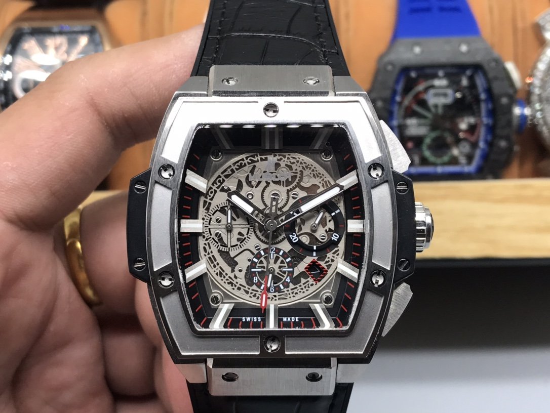 SPIRIT OF BIG BANG STAINLESS STEEL SKELETON DIAL