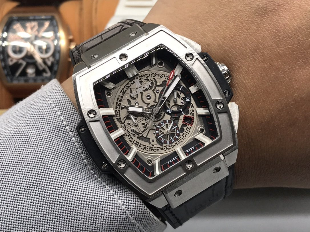 SPIRIT OF BIG BANG STAINLESS STEEL SKELETON DIAL
