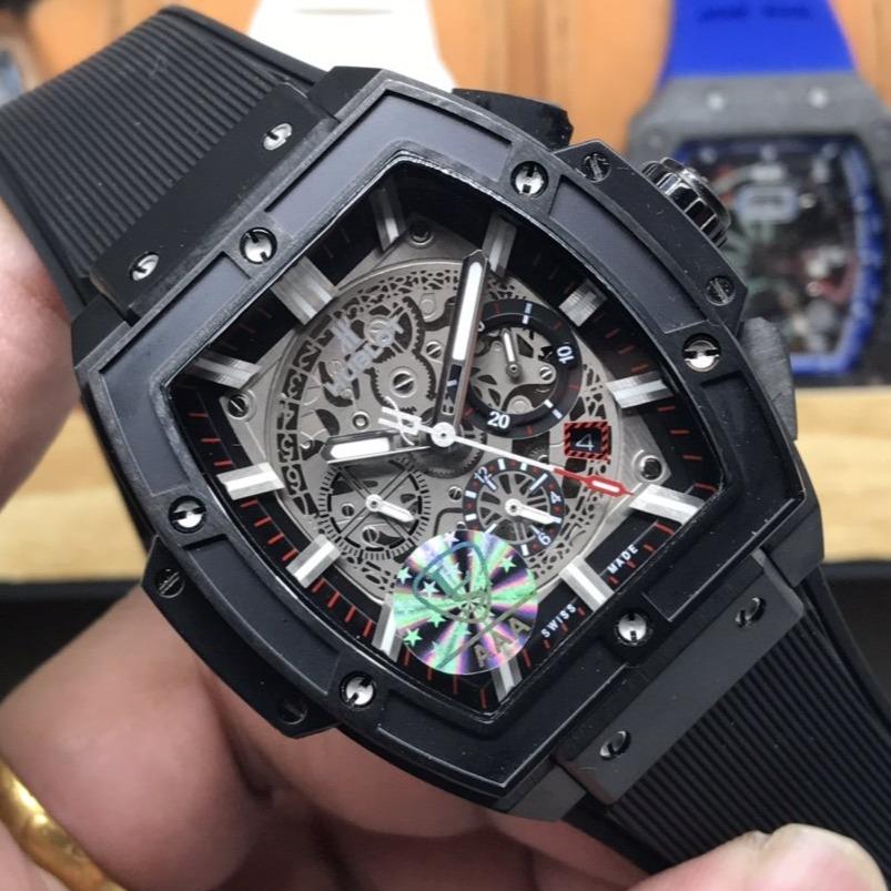 SPIRIT OF BIG BANG BLACK CASE SKELETON DIAL