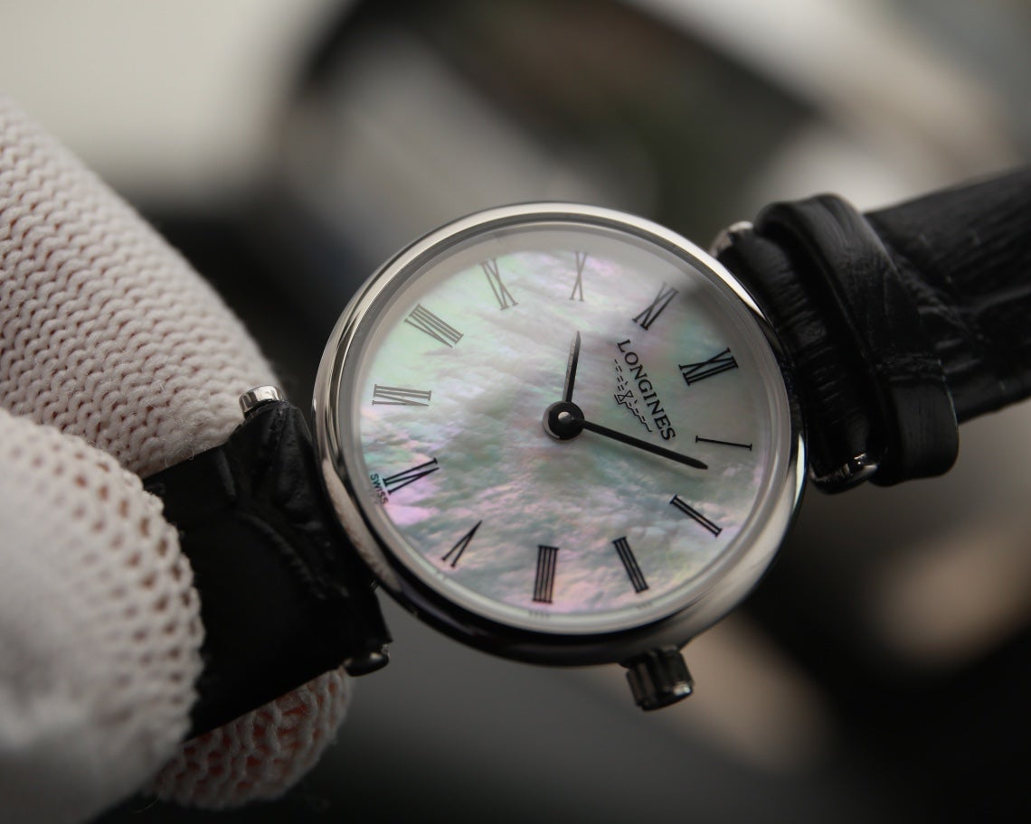 LA GRANDE QUARTZ MOP DIAL LEATHER