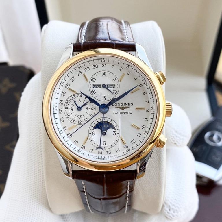 MASTER COLLECTION CHRONOGRAPH MOON LEATHER