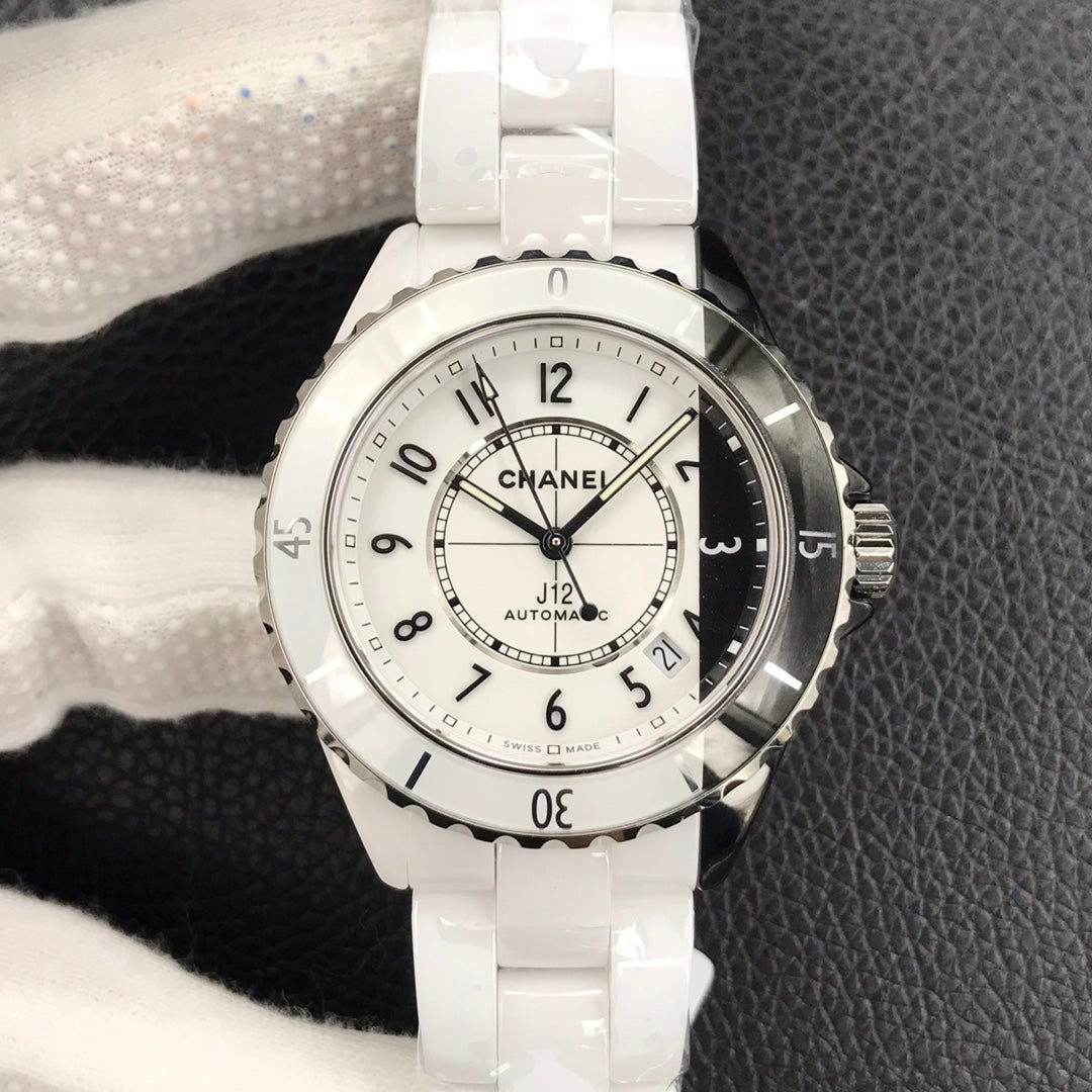 J12 PARADOXE 38MM WHITE BLACK CERAMIC AUTOMATIC