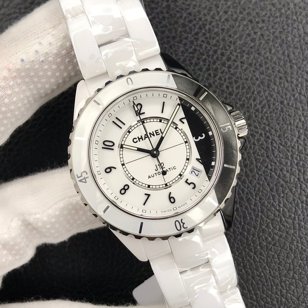 J12 PARADOXE 38MM WHITE BLACK CERAMIC AUTOMATIC