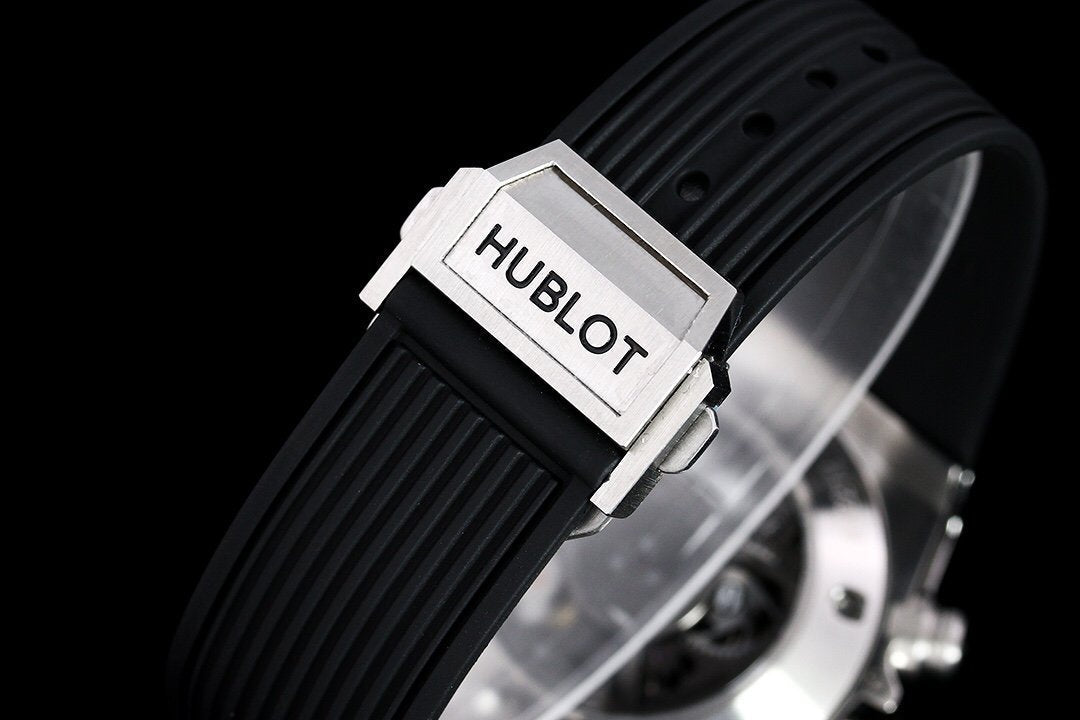 BIG BANG UNICO 42 BLACK CASE SILVER BEZEL SKELETON