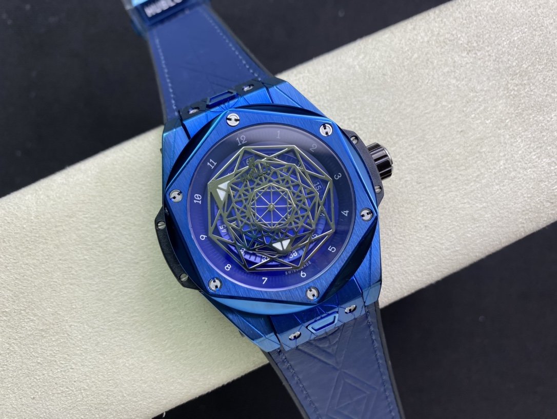 BIG BANG UNICO SANG BLEU 42 BLUE CERAMIC