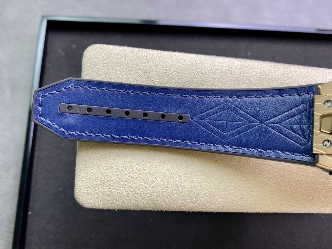 BIG BANG UNICO SANG BLEU 42 GOLD BLUE DIAL