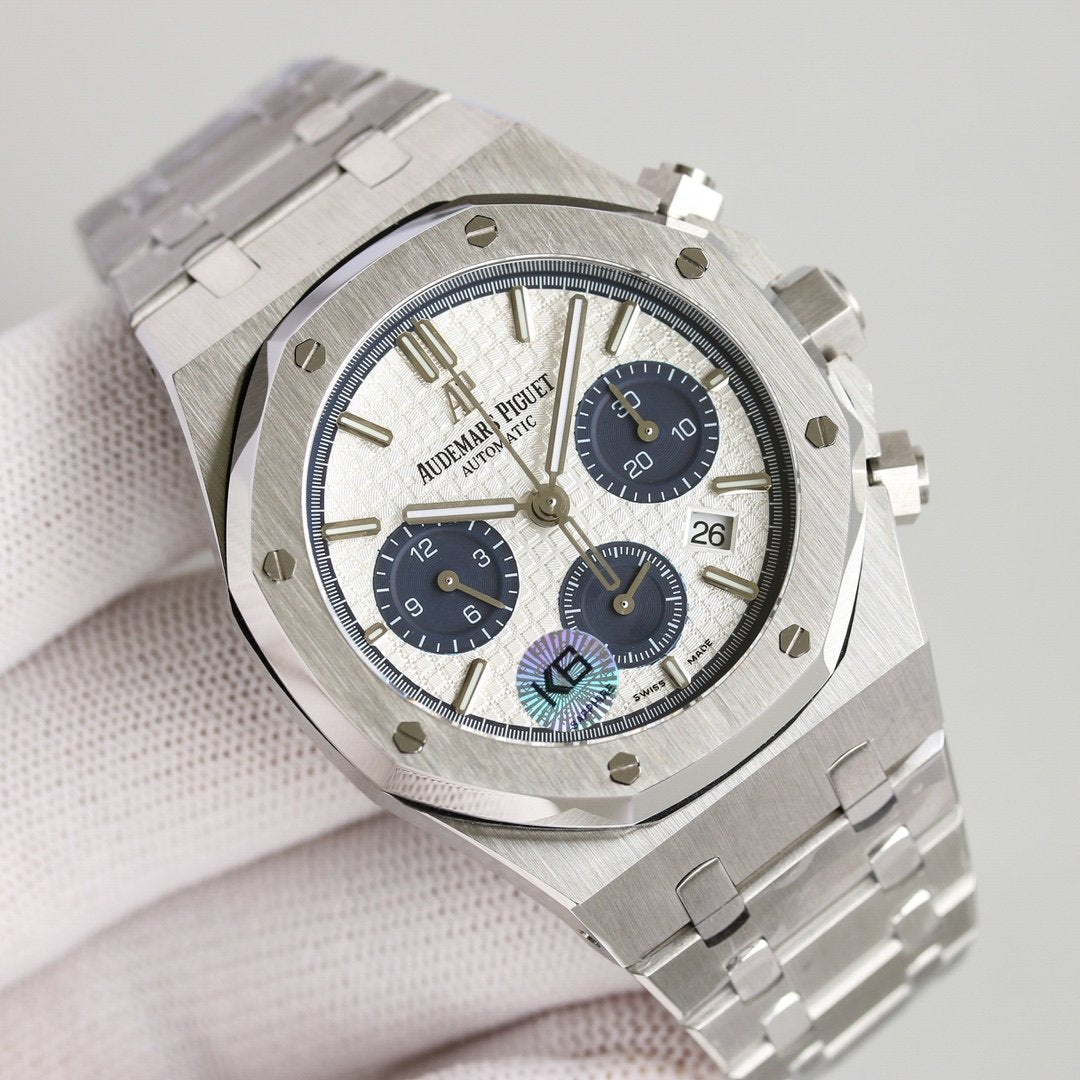 ROYAL OAK CHRONOGRAPH 41MM STAINLESS STEEL SILVER BLUE DIAL
