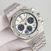ROYAL OAK CHRONOGRAPH 41MM STAINLESS STEEL SILVER BLUE DIAL