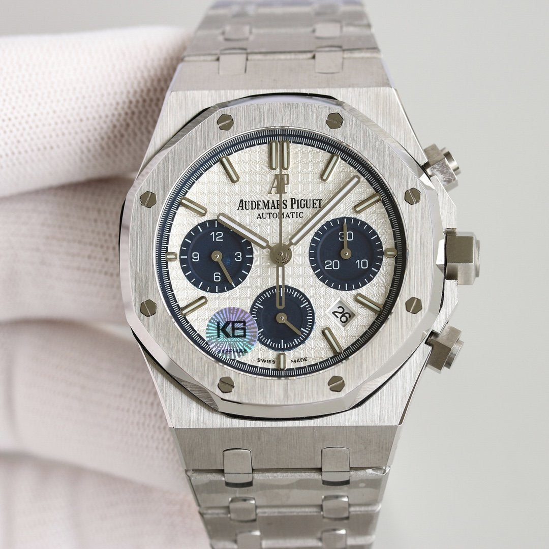 ROYAL OAK CHRONOGRAPH 41MM STAINLESS STEEL SILVER BLUE DIAL