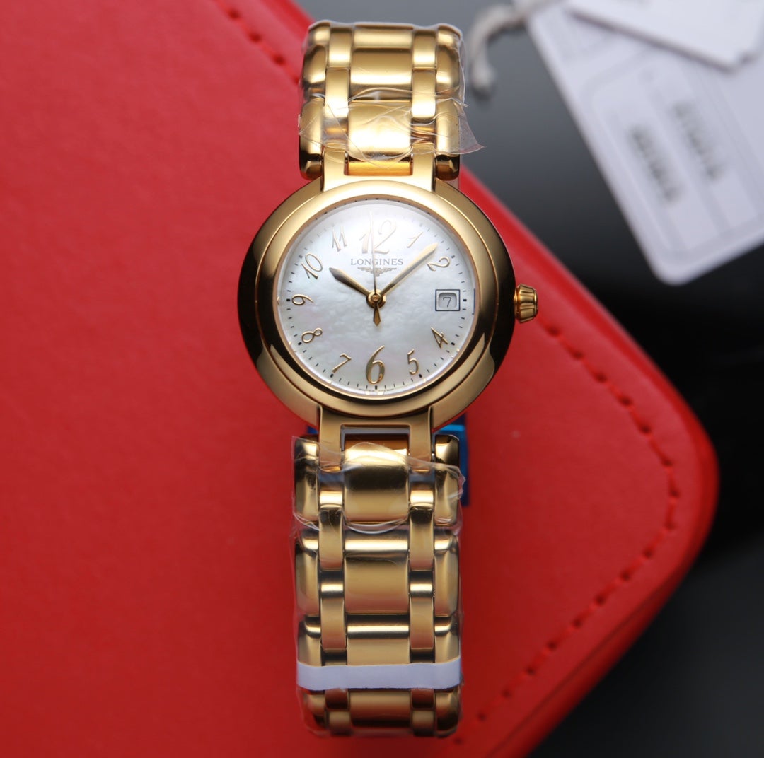 PRIMALUNA QUARTZ 26.5MM GOLD MOP DIAL