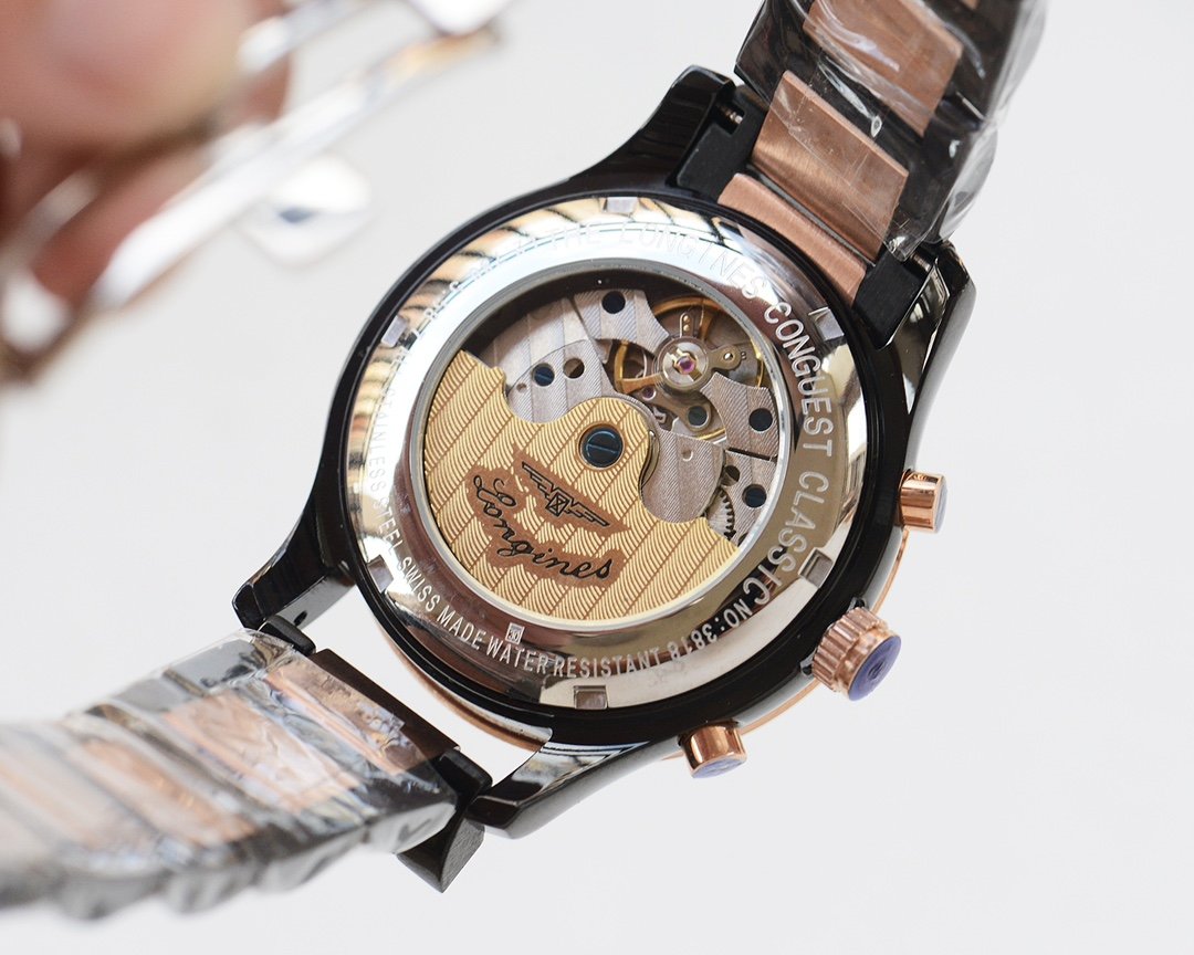 LONGINES ANNUAL CALENDAR BLACK GOLD