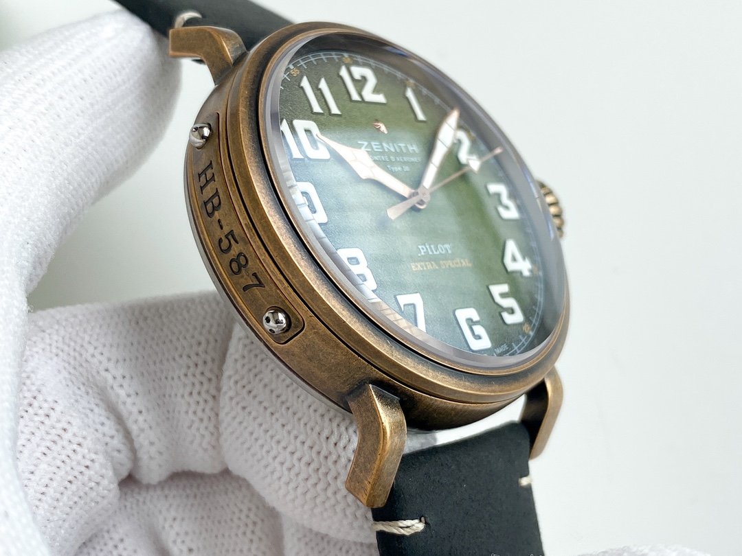 PILOT TYPE 20 45MM BRONZE CASE GREEN DIAL