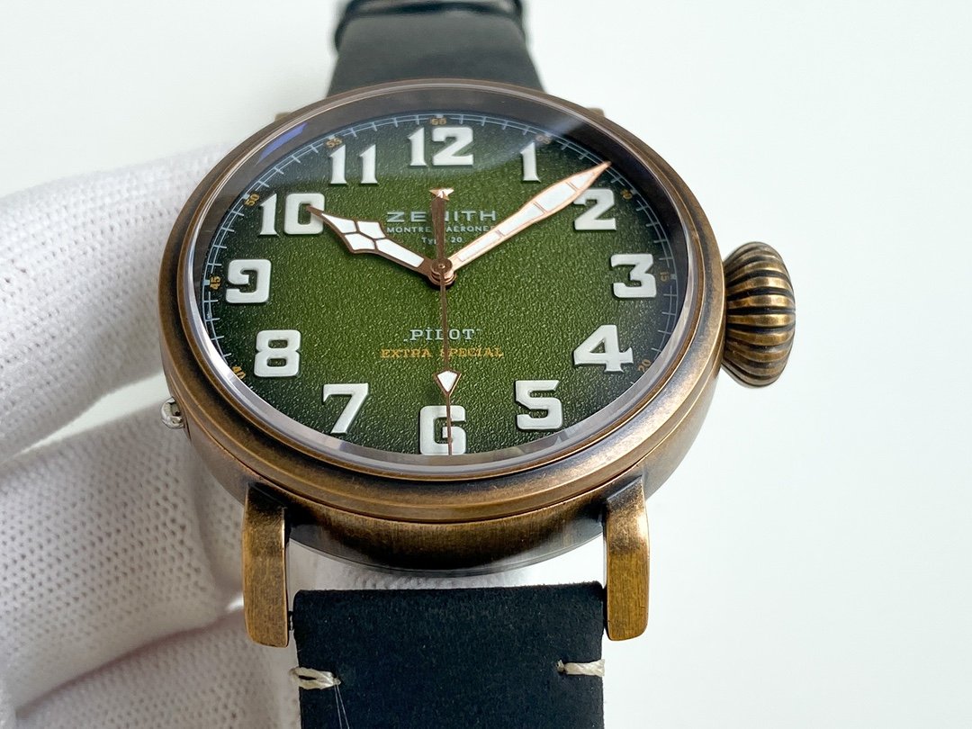 PILOT TYPE 20 45MM BRONZE CASE GREEN DIAL