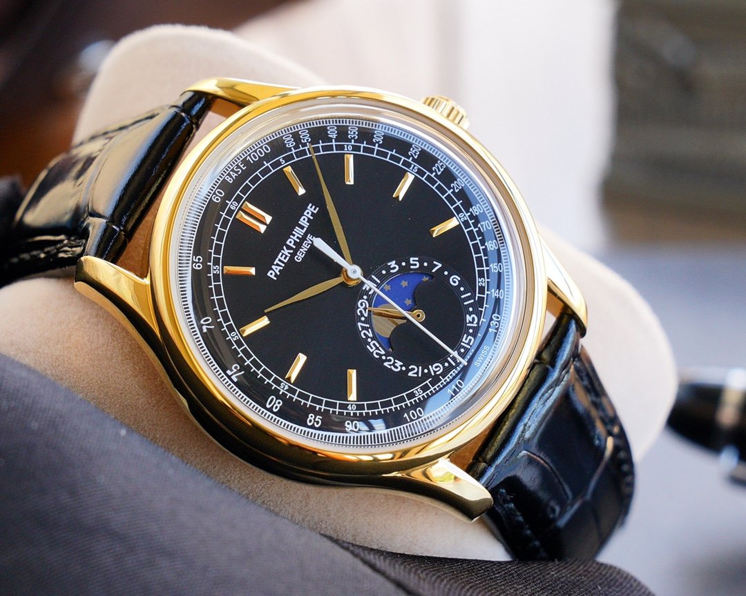 PATEK CALATRAVA 40 GOLD CASE MOONPHASE