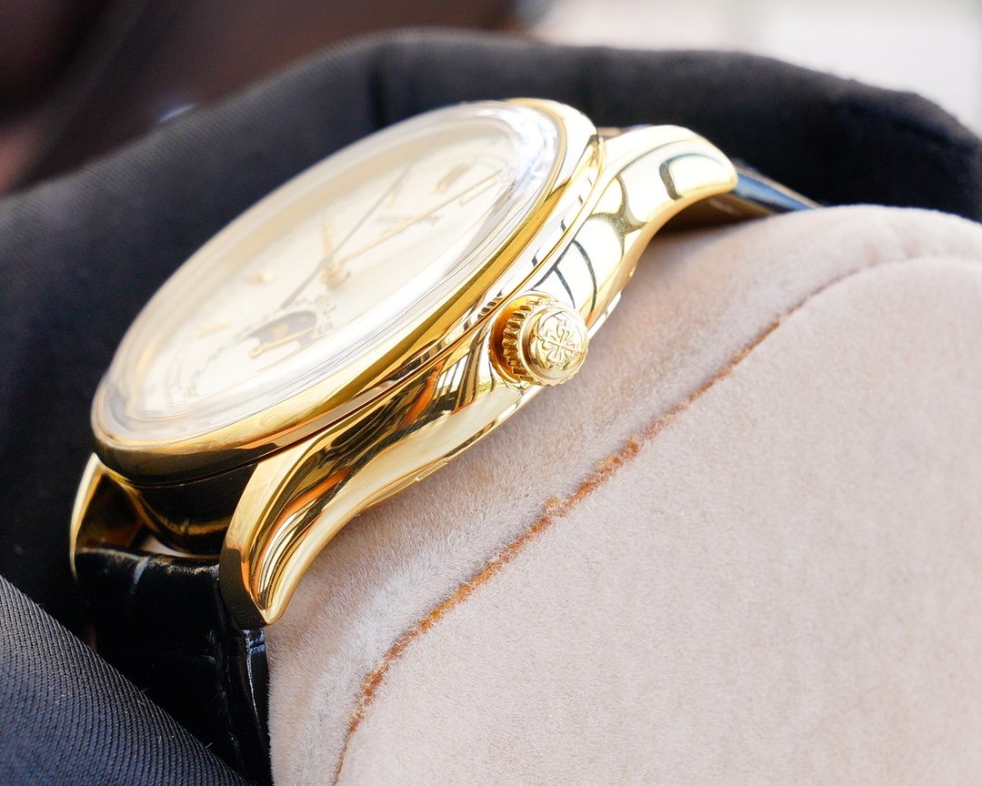 PATEK CALATRAVA 40 GOLD CASE MOONPHASE