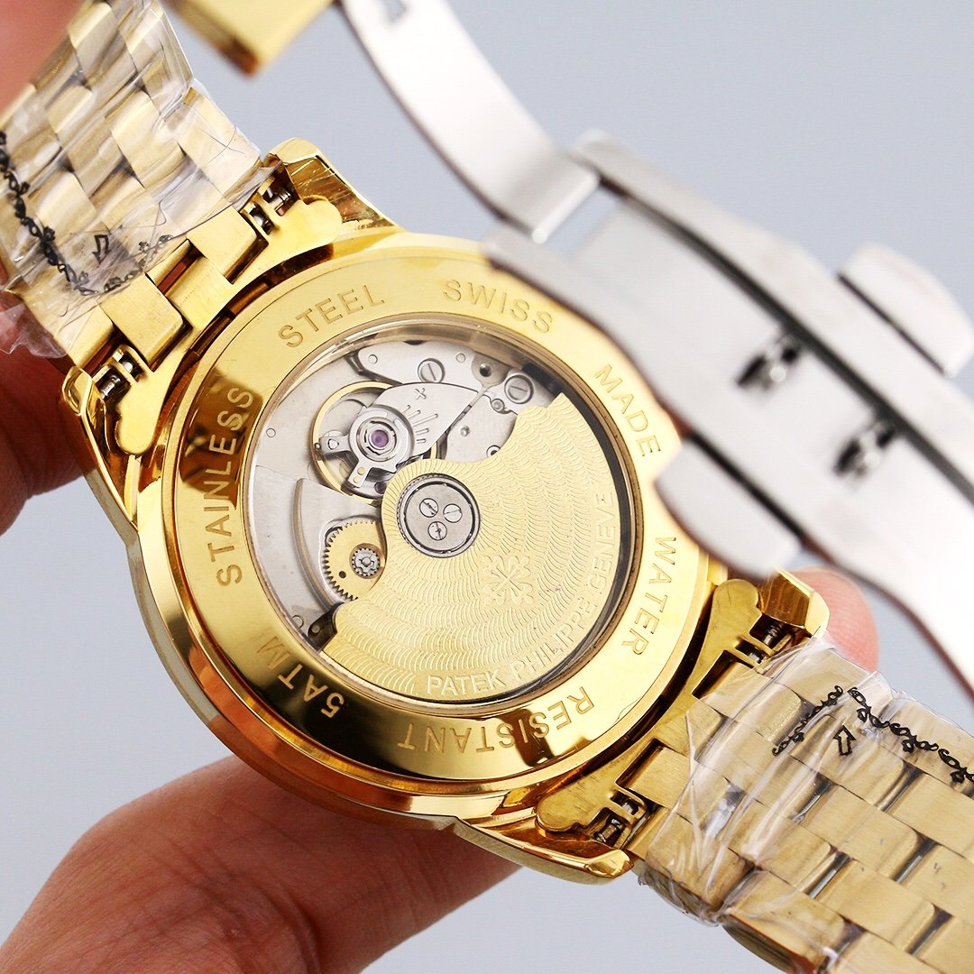 PATEK CALATRAVA 40MM GOLD CASE WHITE DIAL