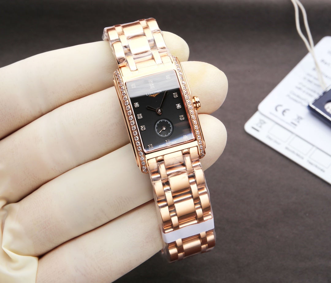 DOLCEVITA 20MM QUARTZ ROSE GOLD BLACK DIAL