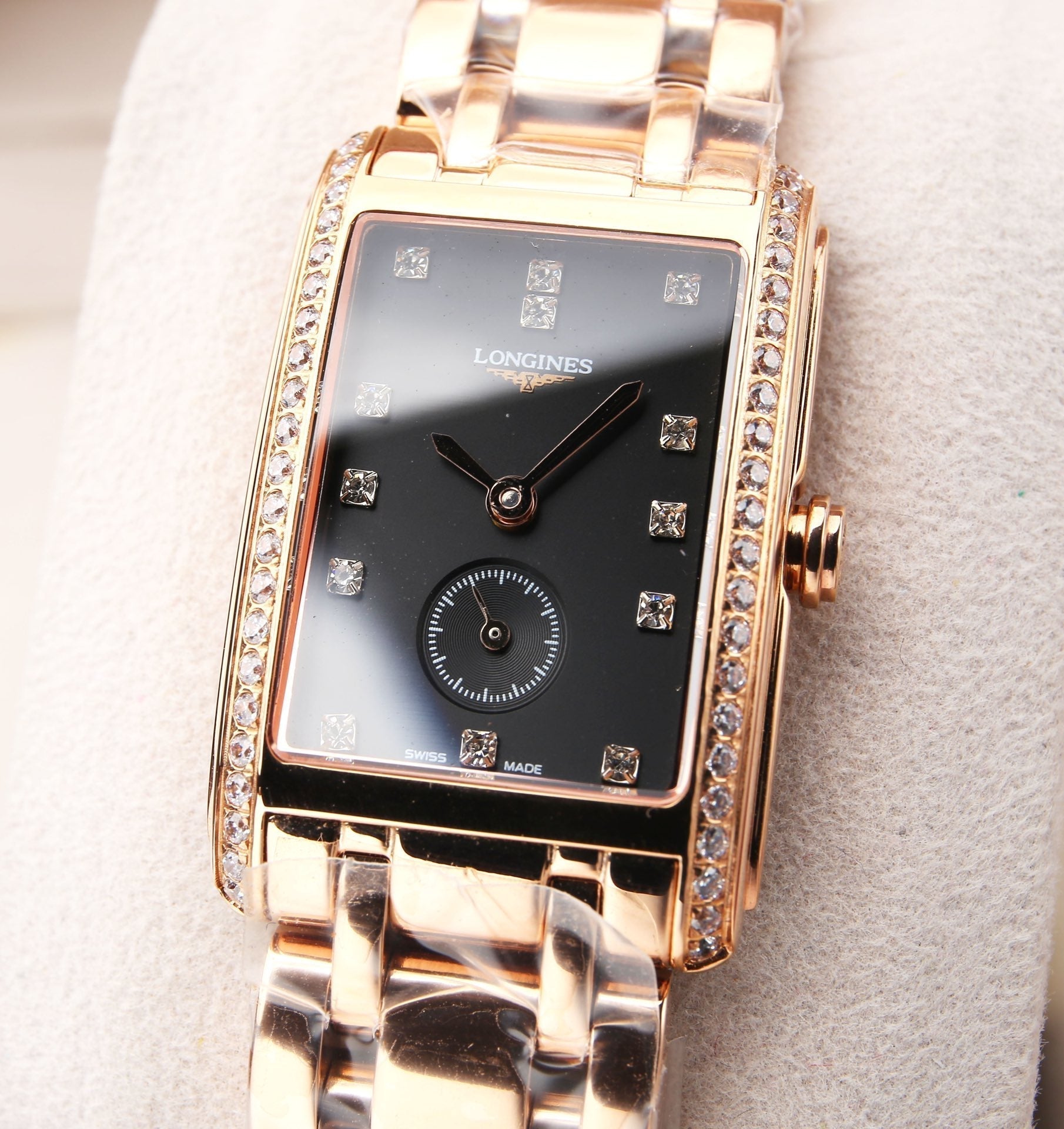 DOLCEVITA 20MM QUARTZ ROSE GOLD BLACK DIAL