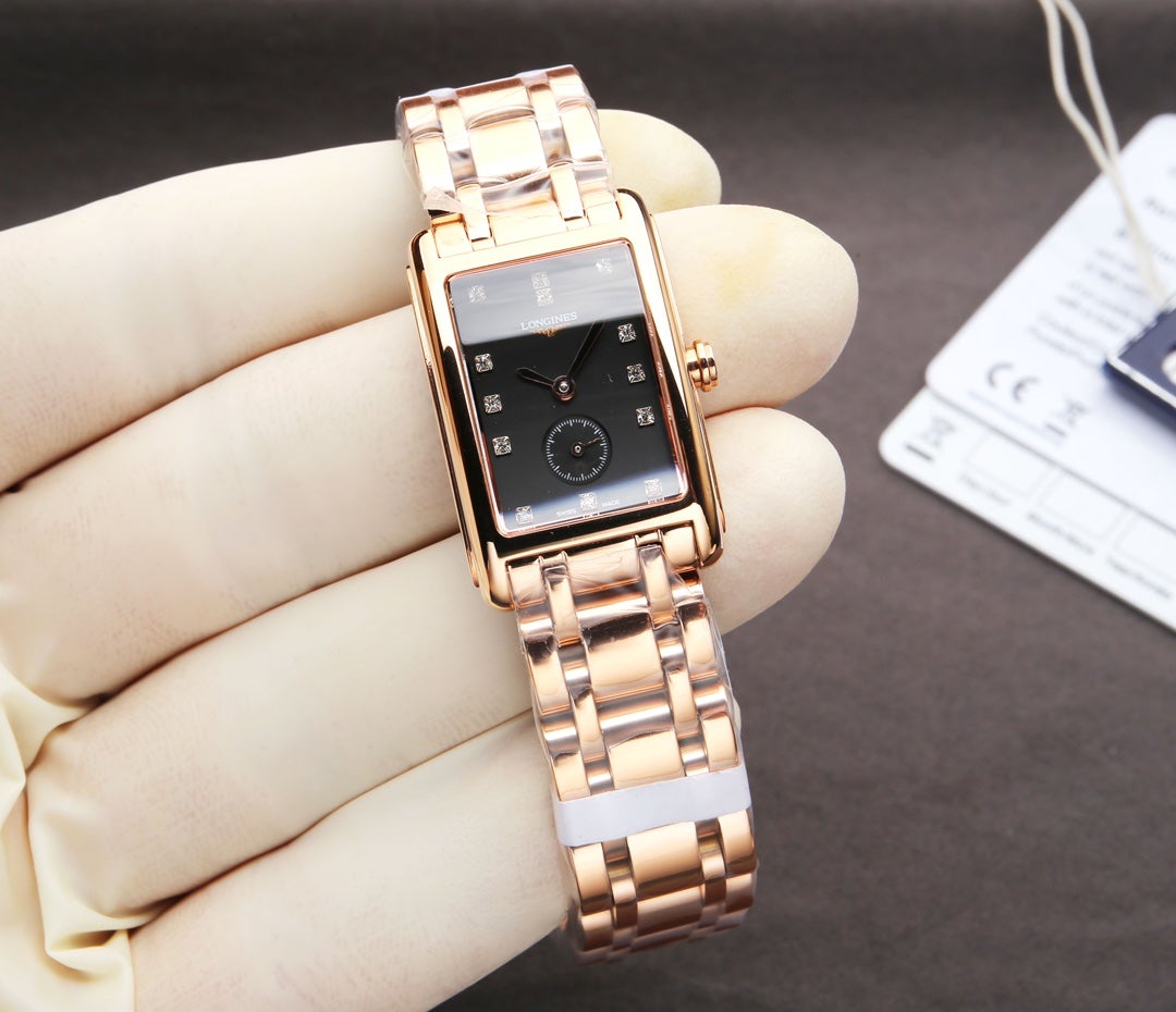 DOLCEVITA 20MM QUARTZ ROSE GOLD BLACK DIAL