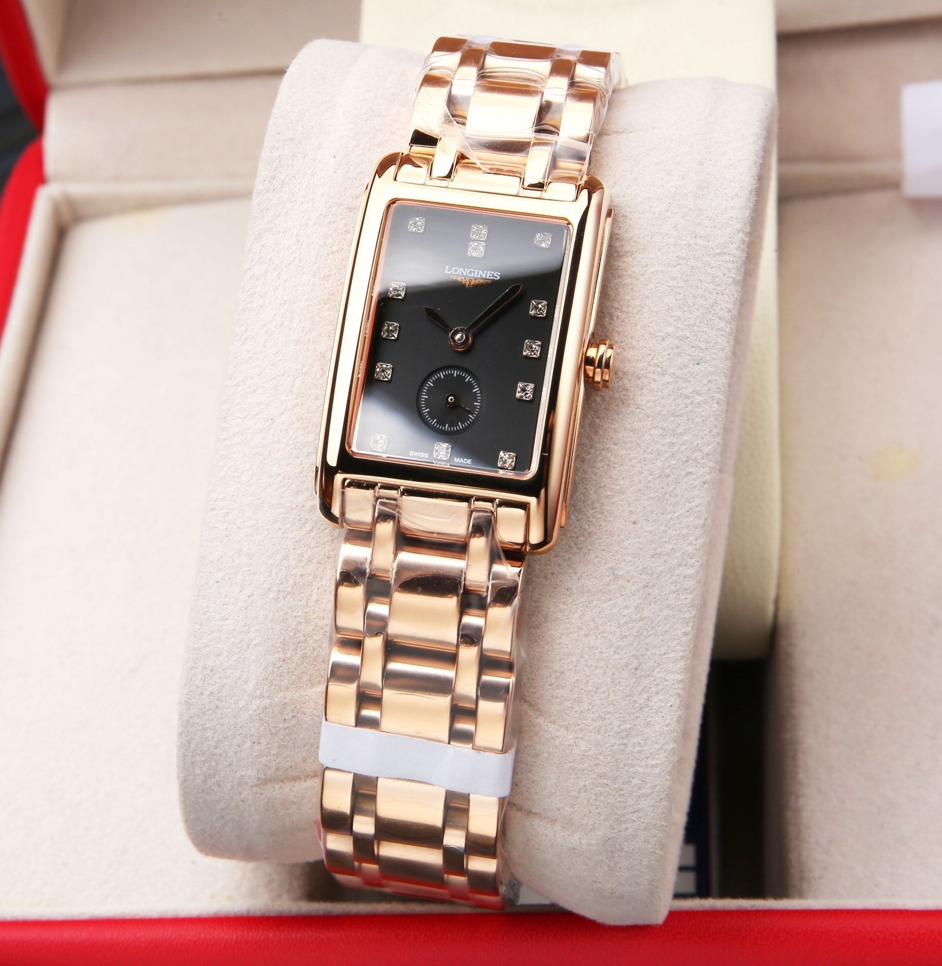 DOLCEVITA 20MM QUARTZ ROSE GOLD BLACK DIAL