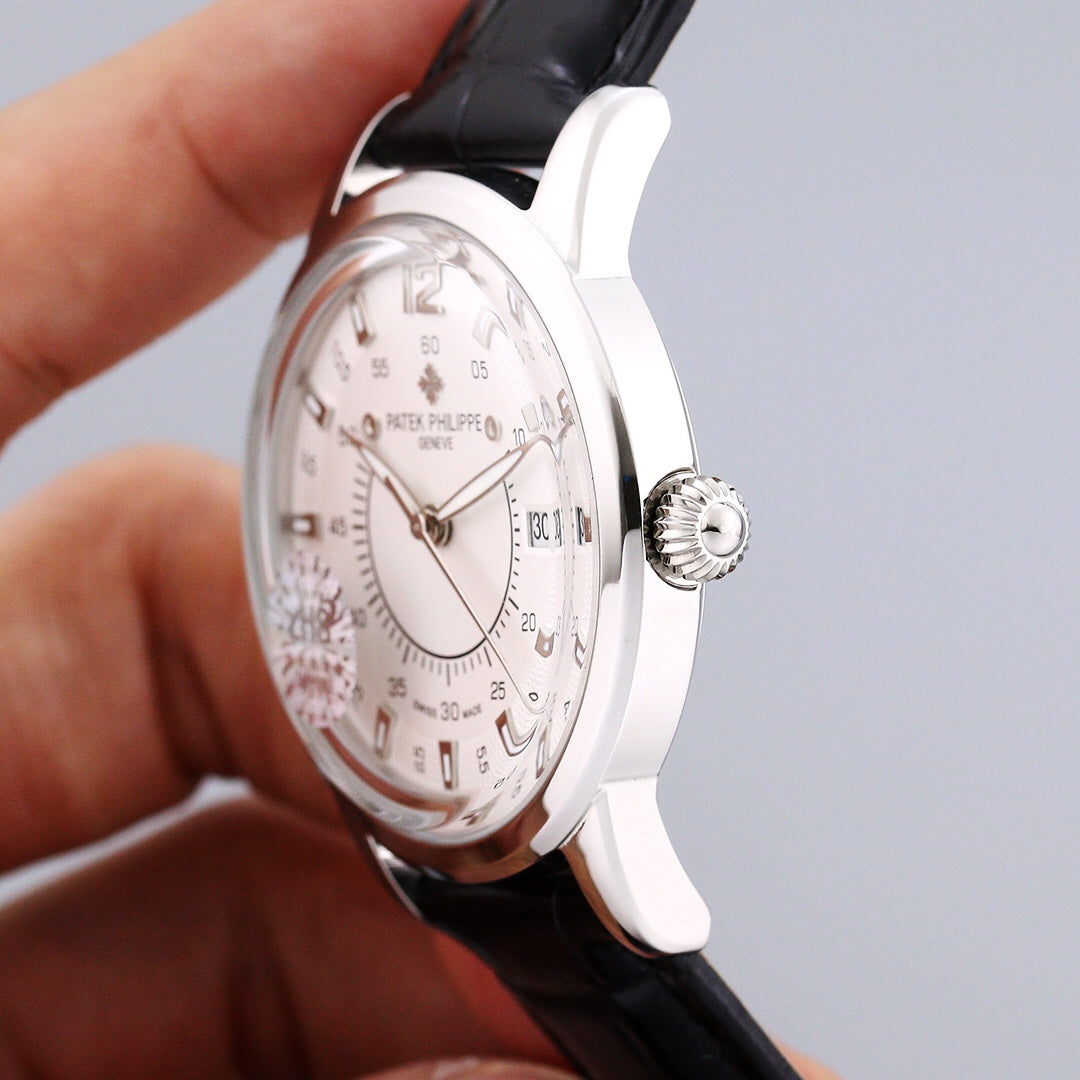 PATEK CALATRAVA 40MM DATE WHITE DIAL