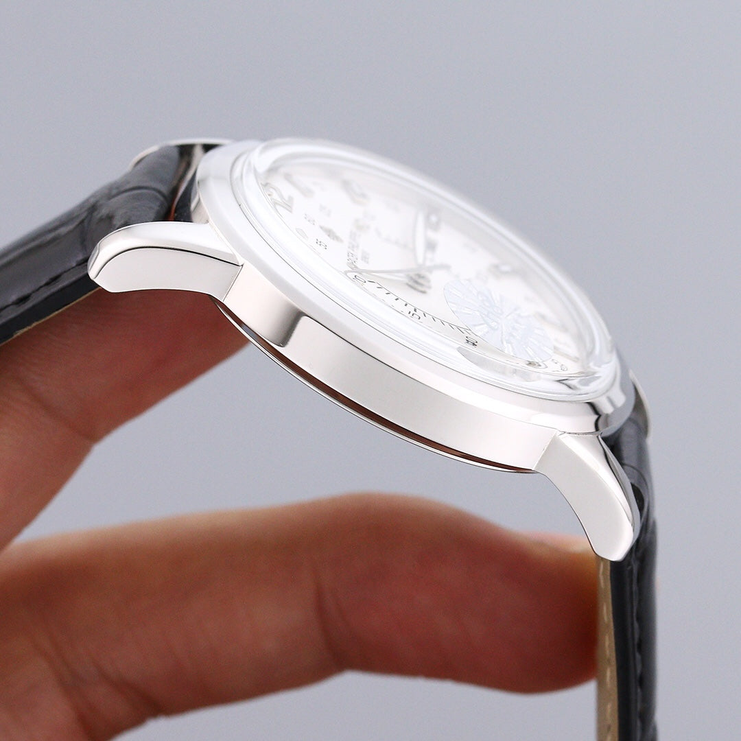 PATEK CALATRAVA 40MM DATE WHITE DIAL