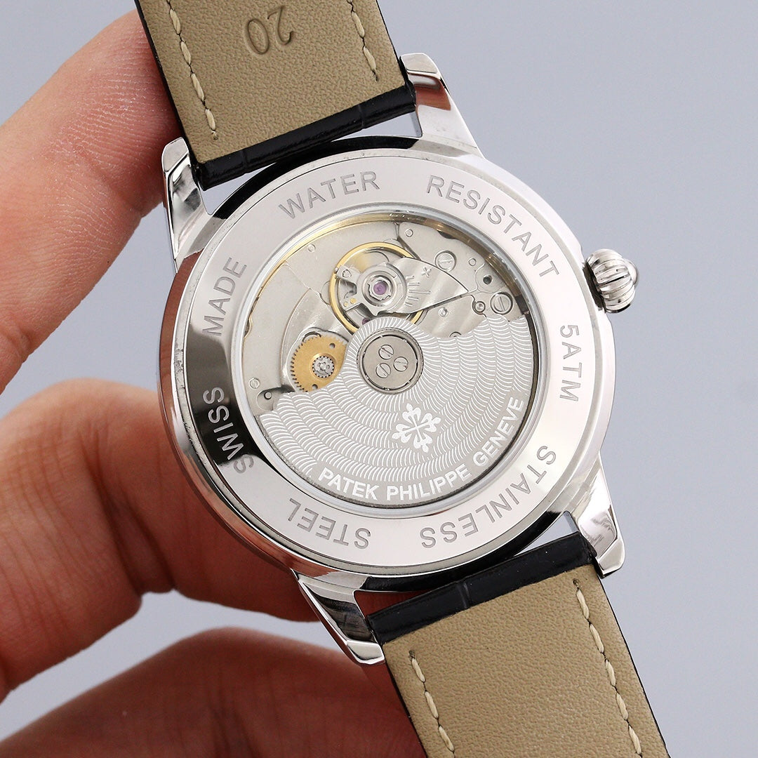 PATEK CALATRAVA 40MM DATE WHITE DIAL