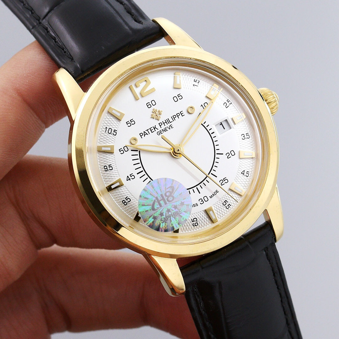 PATEK CALATRAVA 40MM DATE GOLD CASE